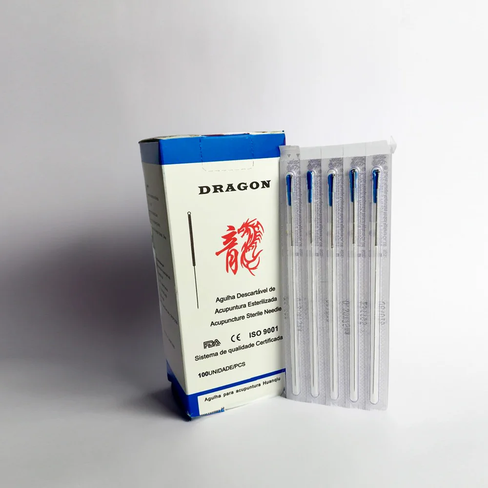 Agulha Sistêmica Chinesa Dragon ind c/ 100 0,30 x 60