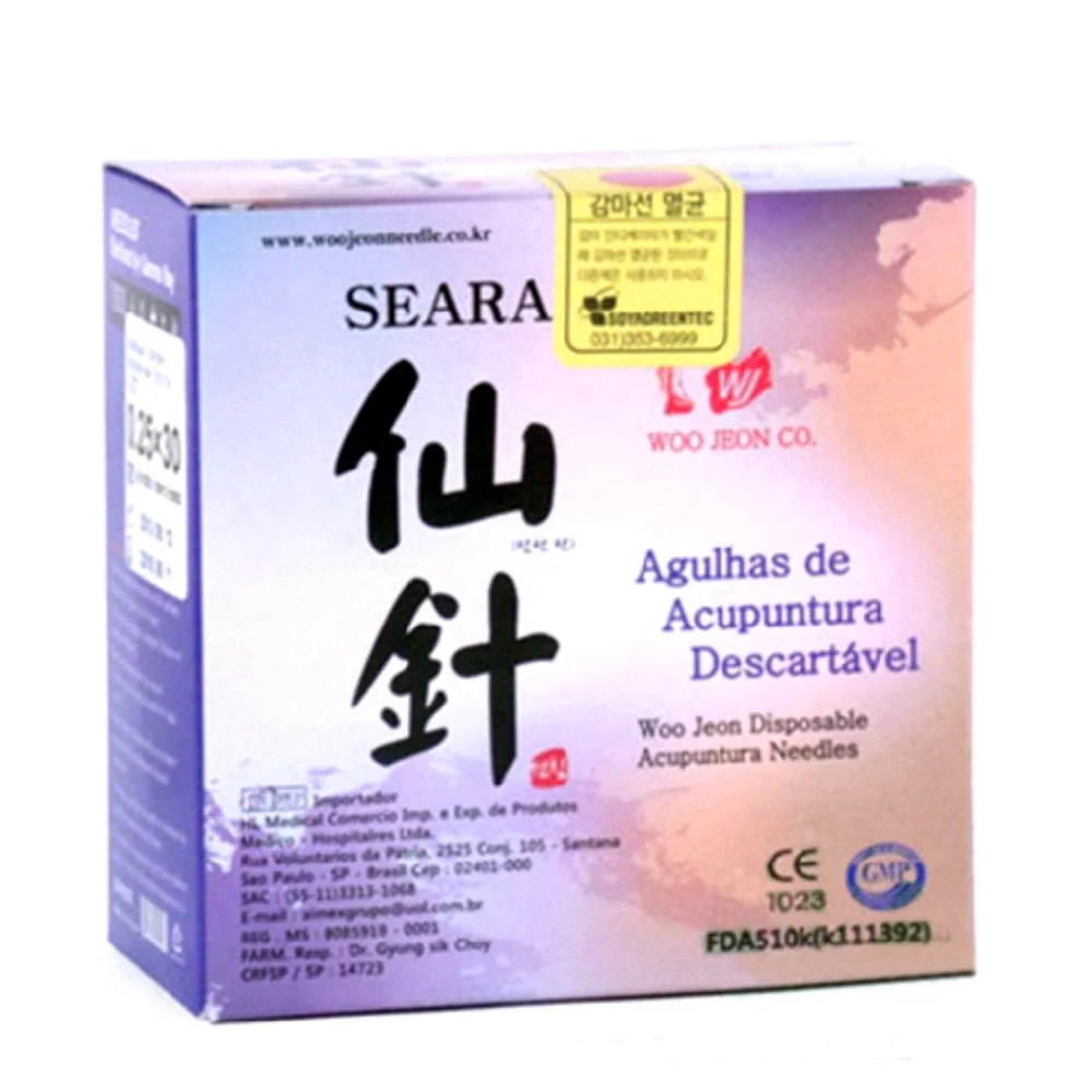 Agulha Sistêmica Coreana Woo Jeon Seara c/1000